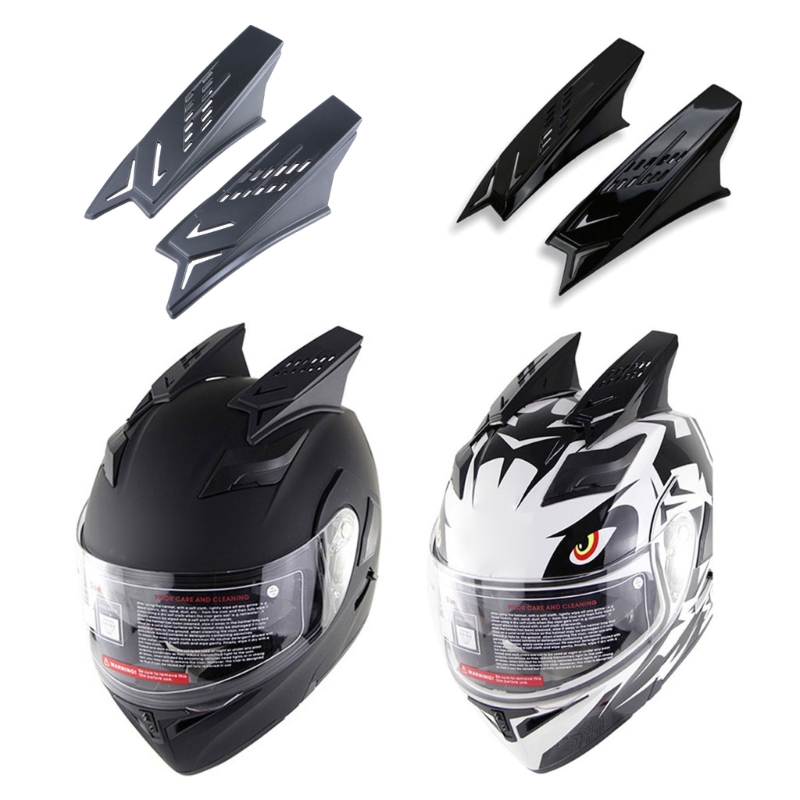 Scooter Helmet Set - 2x Scootor หมวกกันน็อคจักรยานสกปรก Horn หมวกกันน็อคมอเตอร์ไซค์ Horns