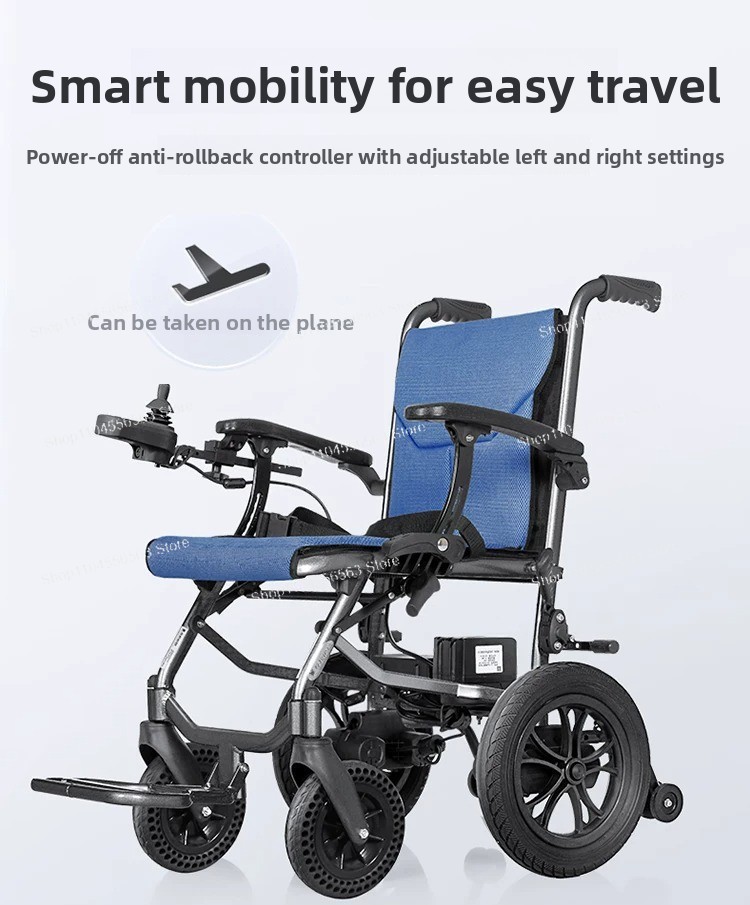 Folding Electric Scooter - รถเข็นไฟฟ้าพับได้ น้ำหนักเบา พิเศษสำหรับผู้สูงอายุ พกพาสะดวก น้ำหนักเบาพิเศษ อัจฉริยะ