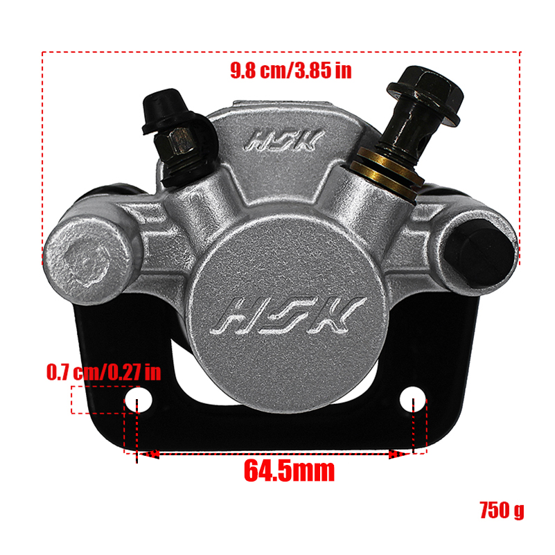 คาลิปเปอร์เบรกไฮดรอลิกหน้า/หลั - Electric Scooter 500W บทวิจารณ์และราคา