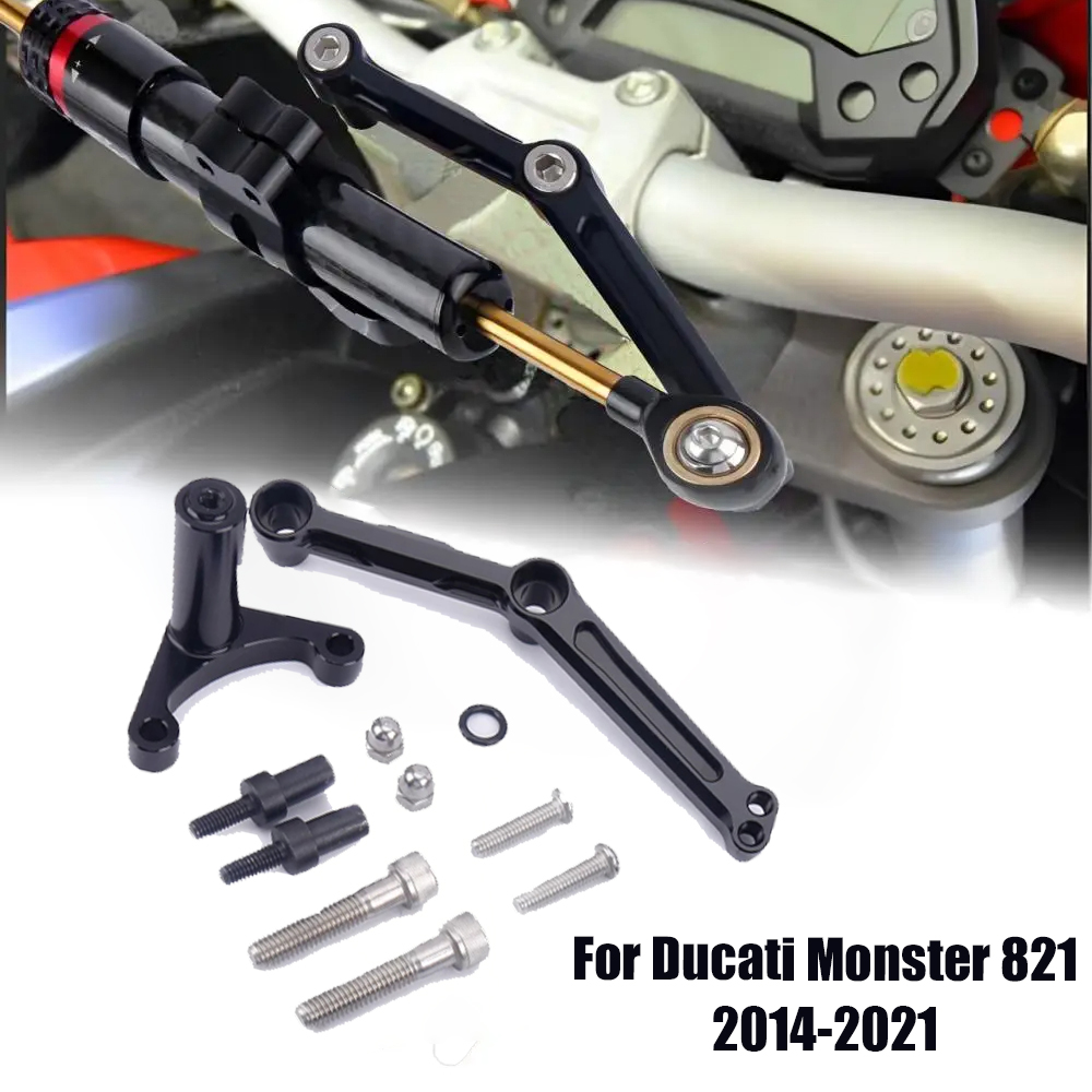 อุปกรณ์เสริมสําหรับรถจักรยานยน - Steering Damper Stabilizer Kit Cnc บทวิจารณ์และราคา