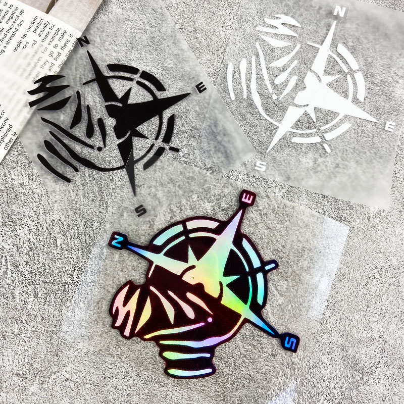 1PC ลายเข็มทิศสติกเกอร์ไวนิล 1 - Scooter Helmet Set บทวิจารณ์และราคา