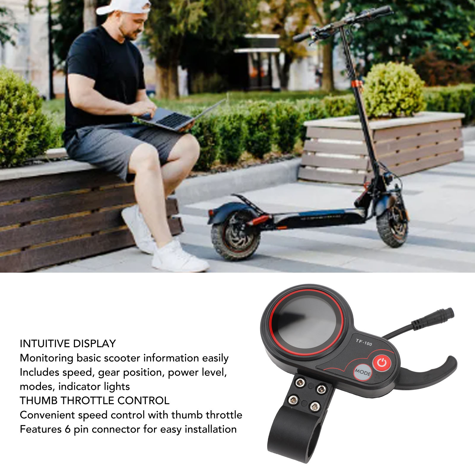 หน้าจอ LCD สำหรับสกู๊ตเตอร์ไฟฟ - Scooter Electric บทวิจารณ์และราคา