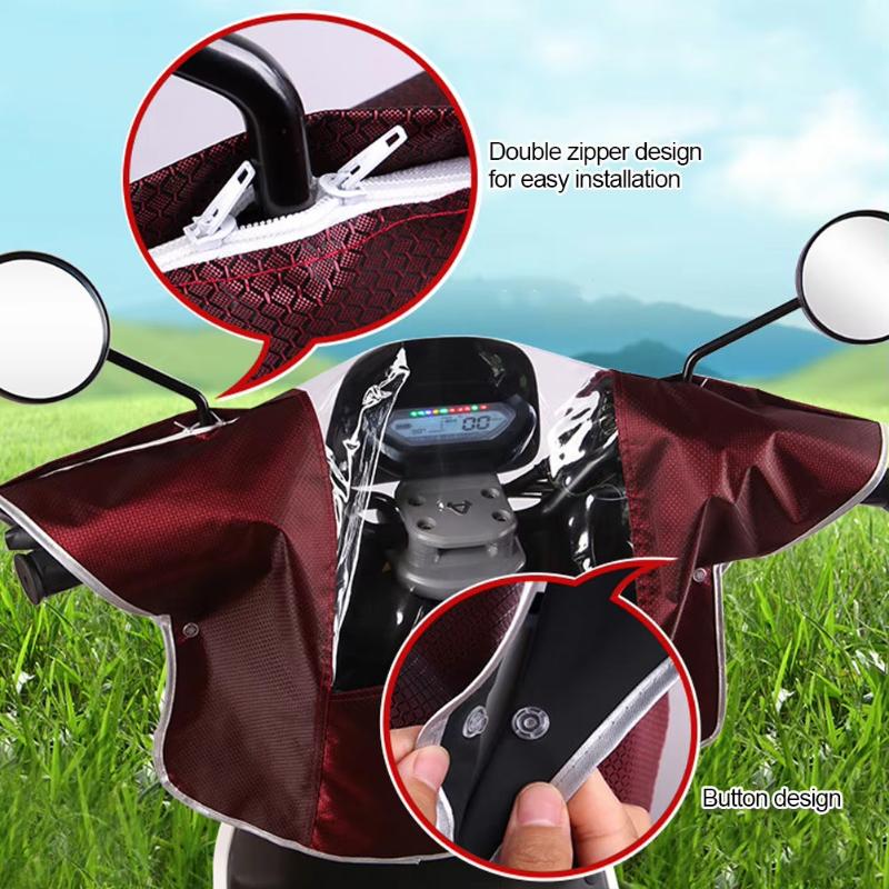 ผ้าคลุมหน้าจอสกู๊ตเตอร์ไฟฟ้าแบ - Electric Scooter Rain Cover บทวิจารณ์และราคา